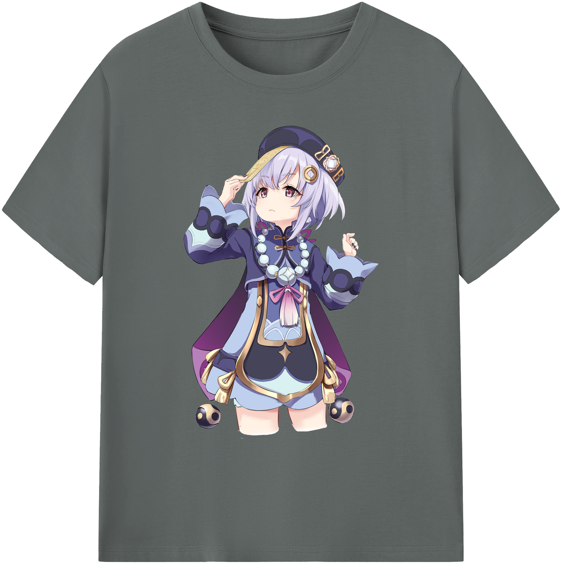 げんし神 七七 なな  genshin Nana 綿100％ メンズ半袖Tシャツ｜肌触りやわらか＆通気性
